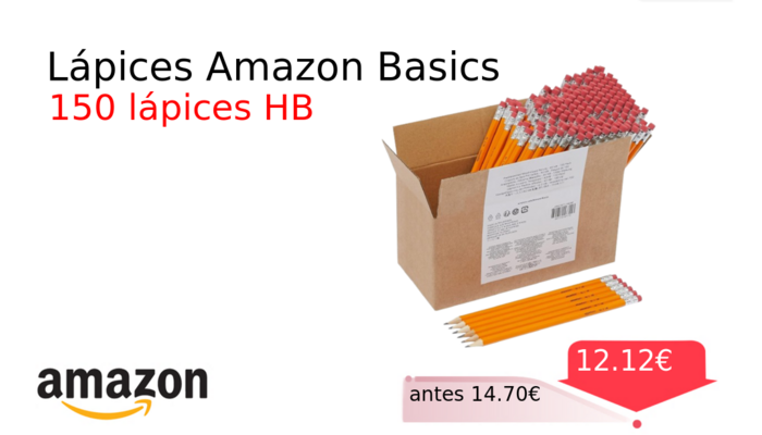 Lápices Amazon Basics
