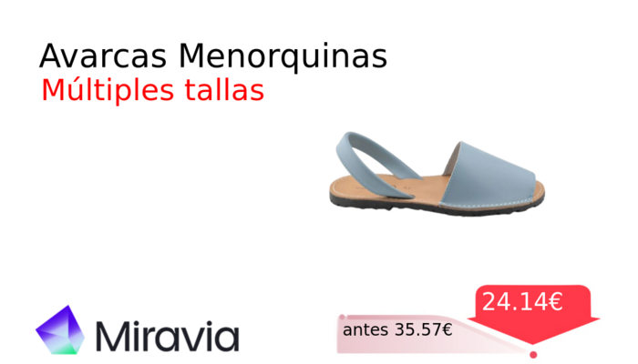 Avarcas Menorquinas
