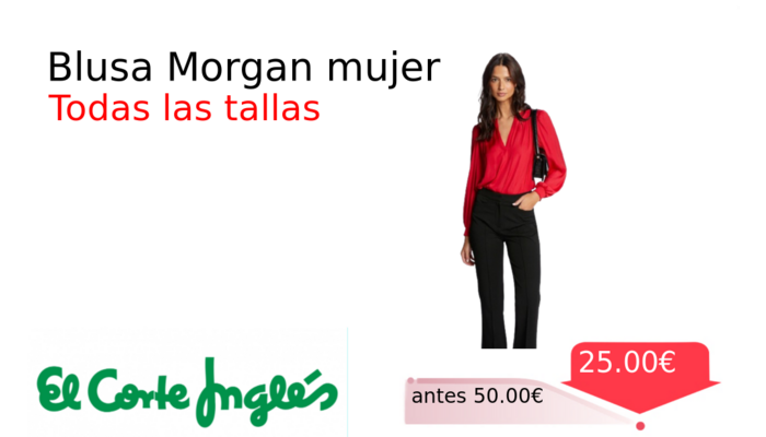 Blusa Morgan mujer