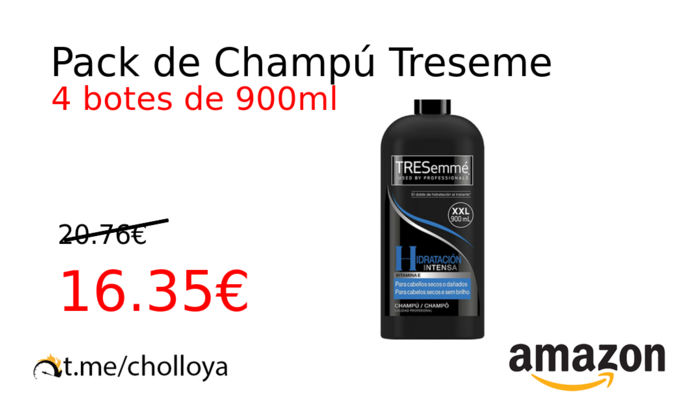 Pack de Champú Treseme