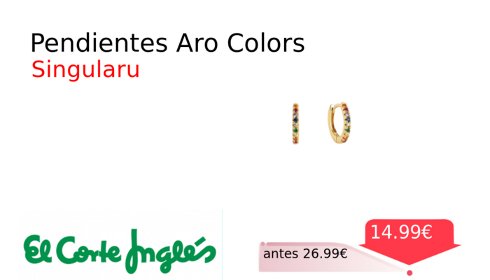 Pendientes Aro Colors