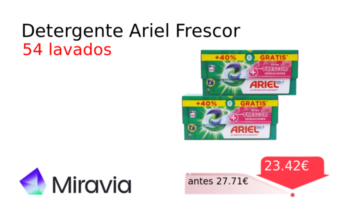 Detergente Ariel Frescor