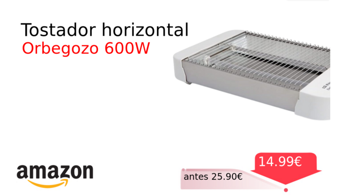 Tostador horizontal