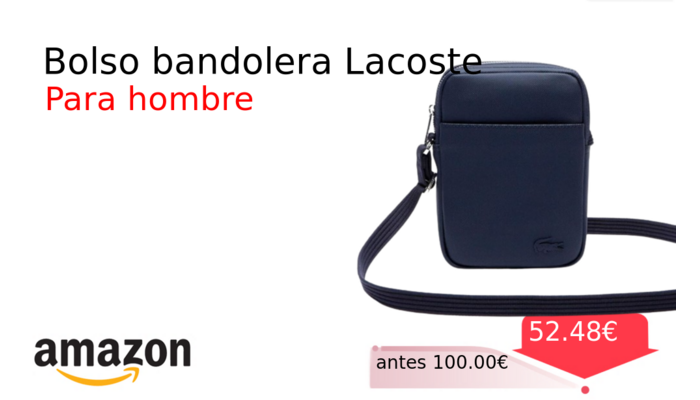 Bolso bandolera Lacoste