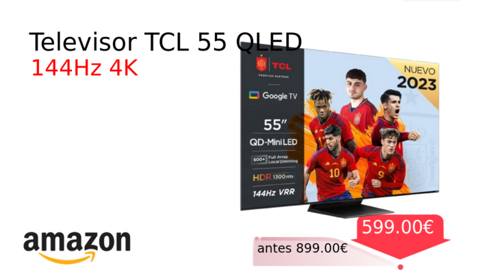 Televisor TCL 55 QLED