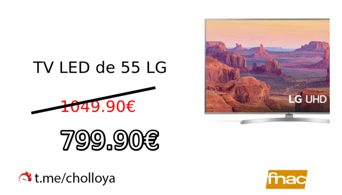 TV LED de 55 LG