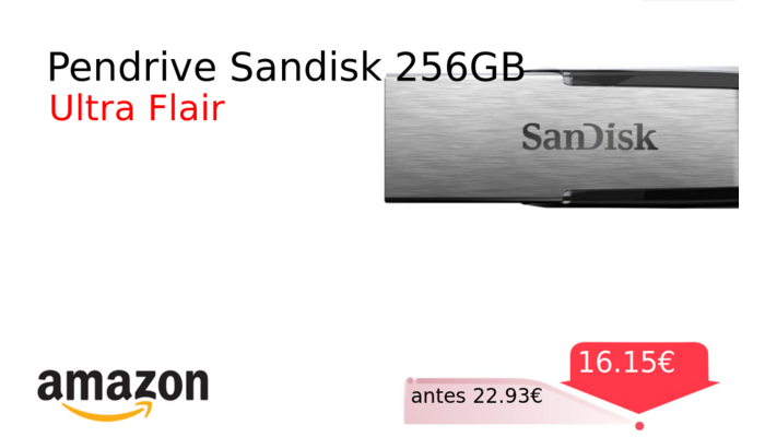 Pendrive Sandisk 256GB