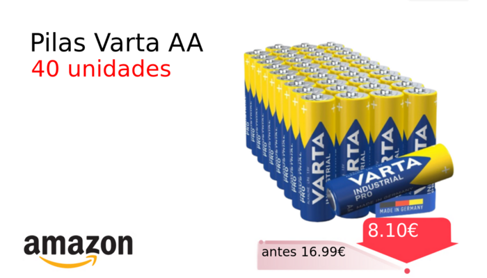 Pilas Varta AA