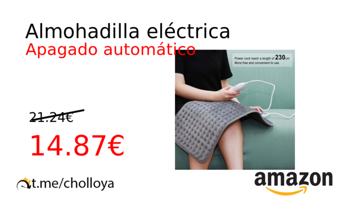 Almohadilla eléctrica