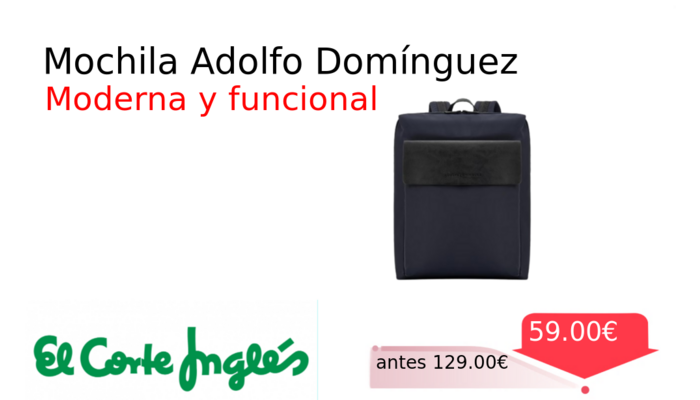 Mochila Adolfo Domínguez