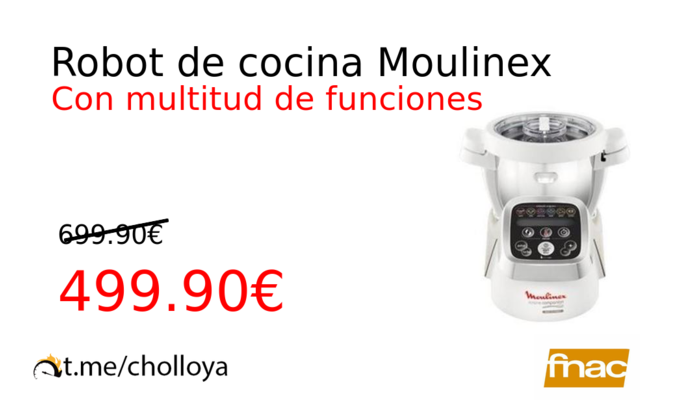 Robot de cocina Moulinex