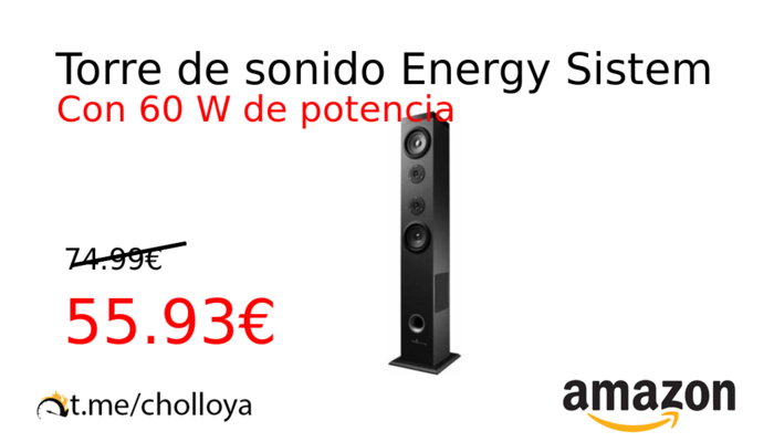 Torre de sonido Energy Sistem