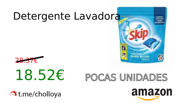 Detergente Lavadora