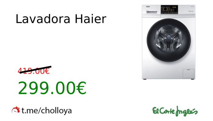 Lavadora Haier