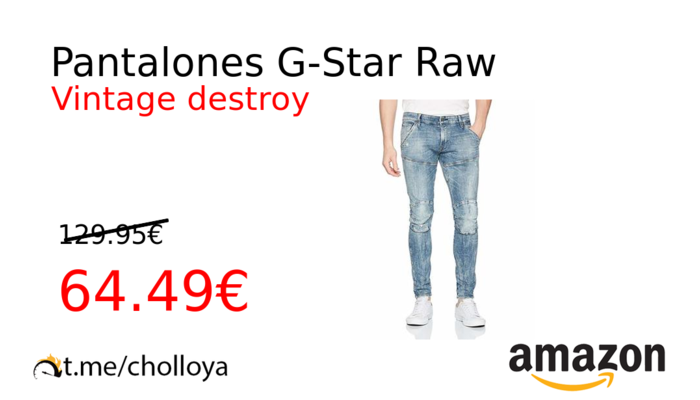 Pantalones G-Star Raw