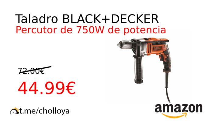 Taladro BLACK+DECKER