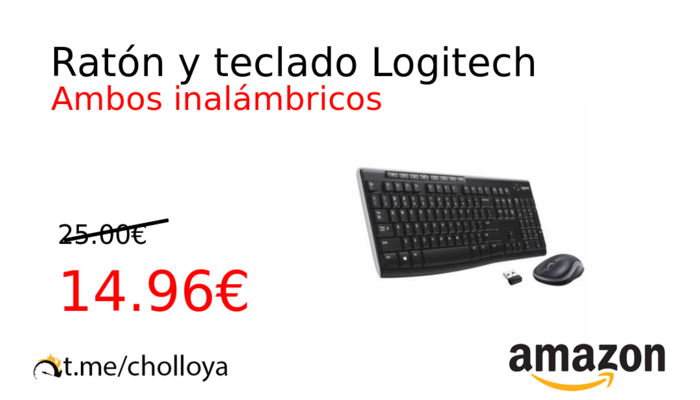 Ratón y teclado Logitech