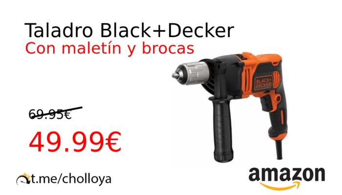 Taladro Black+Decker