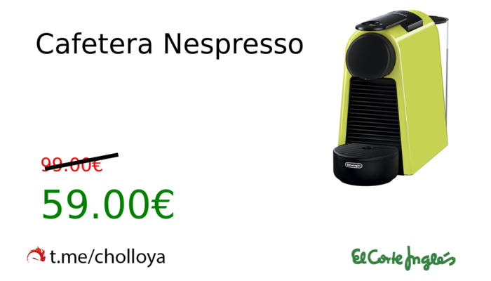 Cafetera Nespresso