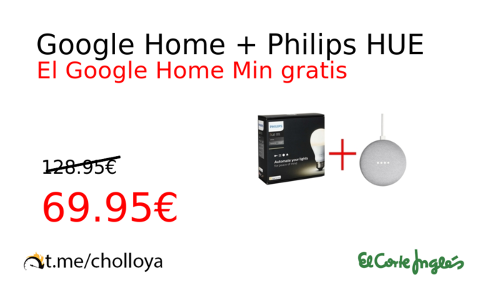 Google Home + Philips HUE