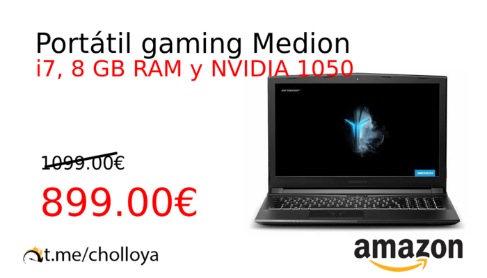 Portátil gaming Medion