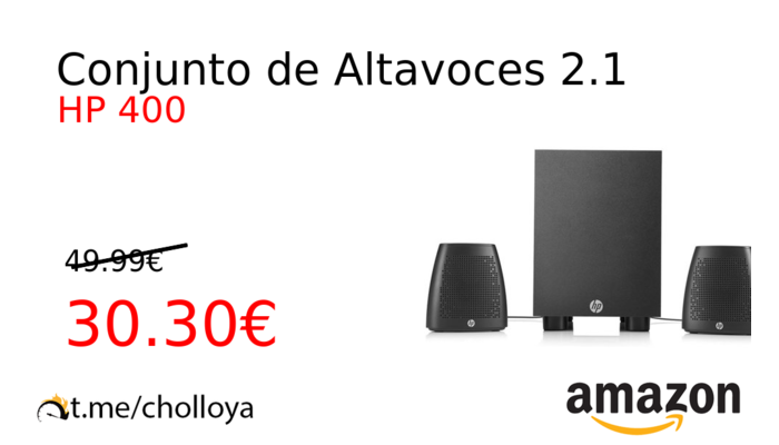 Conjunto de Altavoces 2.1