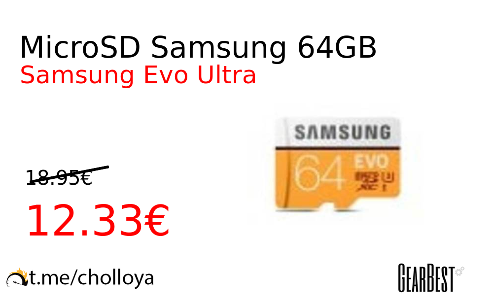 MicroSD Samsung 64GB