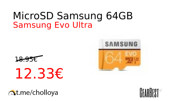 MicroSD Samsung 64GB