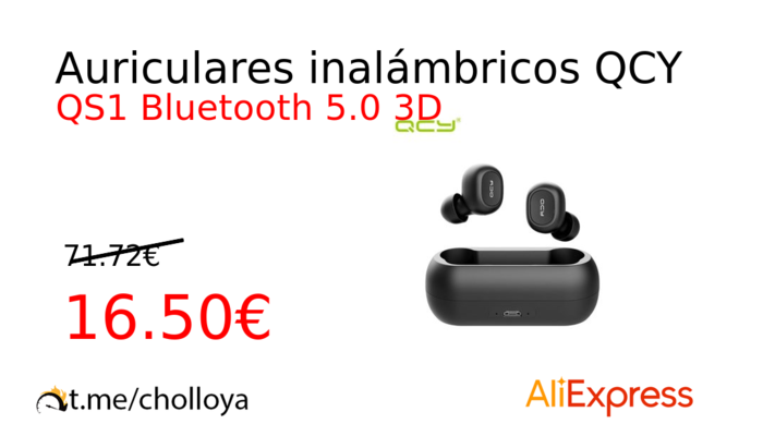 Auriculares inalámbricos QCY