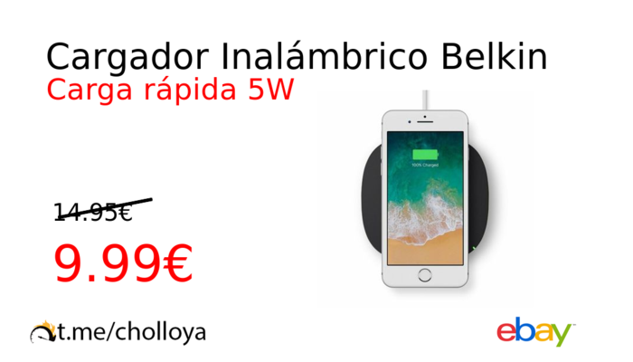 Cargador Inalámbrico Belkin