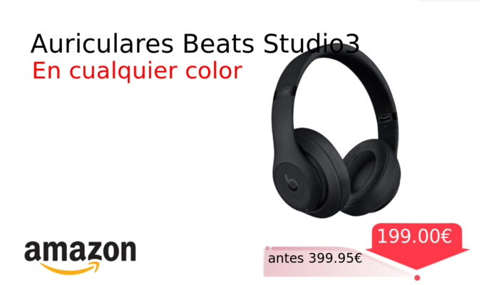 Auriculares Beats Studio3