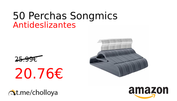 50 Perchas Songmics