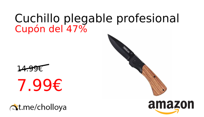 Cuchillo plegable profesional