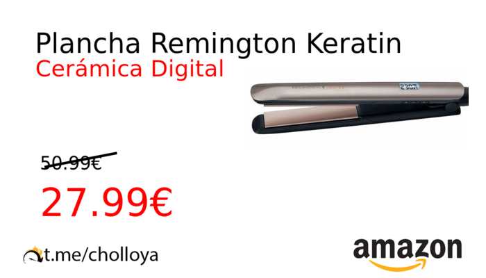 Plancha Remington Keratin