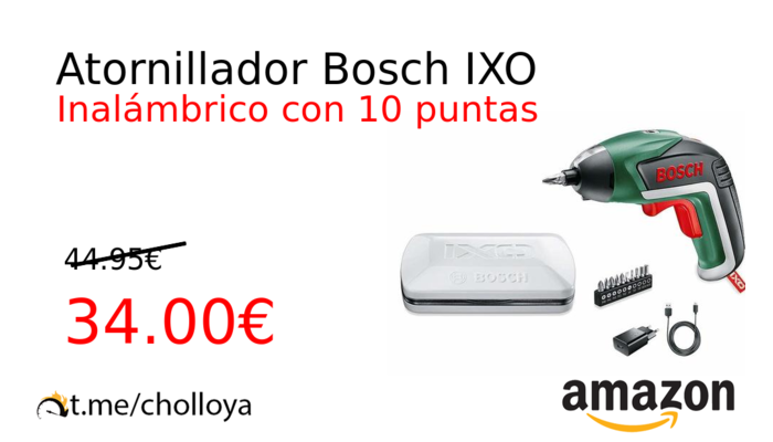 Atornillador Bosch IXO