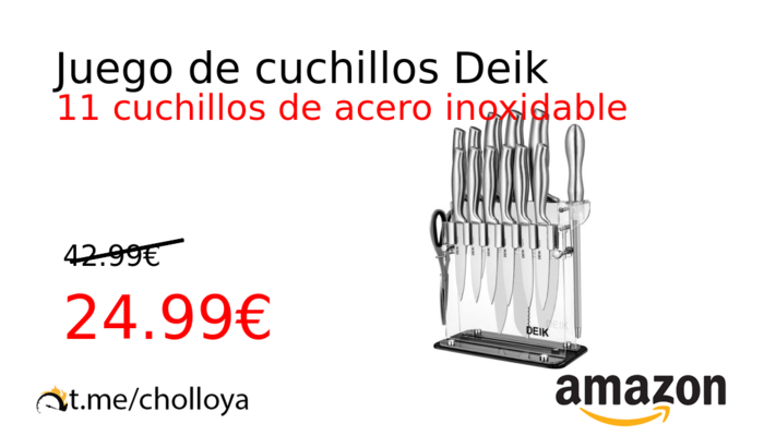 Juego de cuchillos Deik