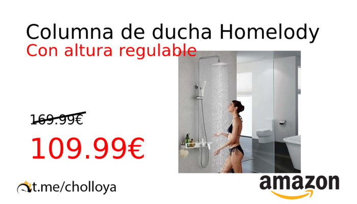 Columna de ducha Homelody