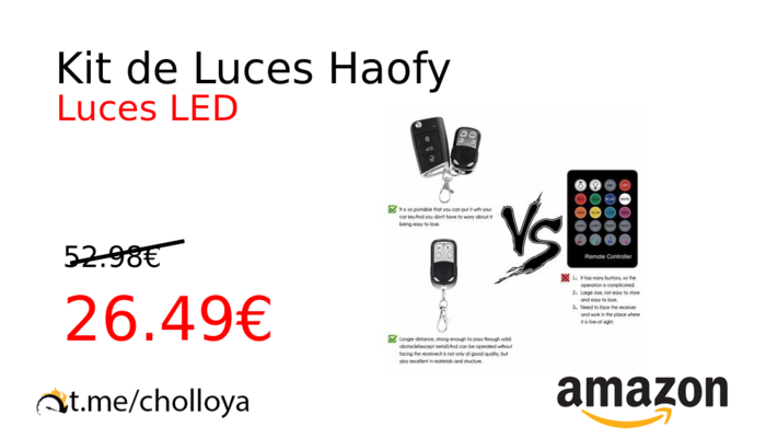 Kit de Luces Haofy
