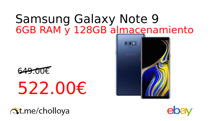 Samsung Galaxy Note 9