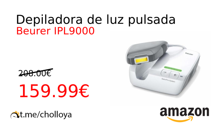 Depiladora de luz pulsada