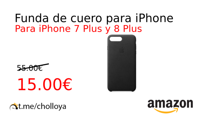 Funda de cuero para iPhone