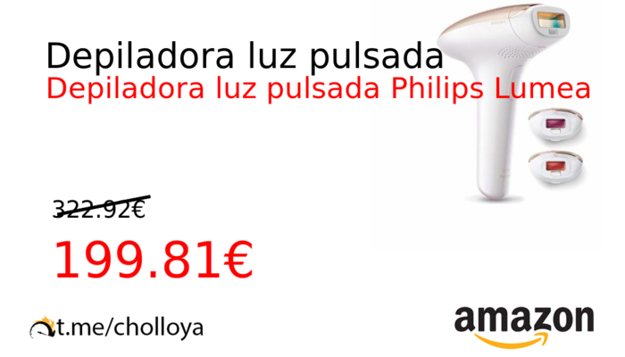 Depiladora luz pulsada