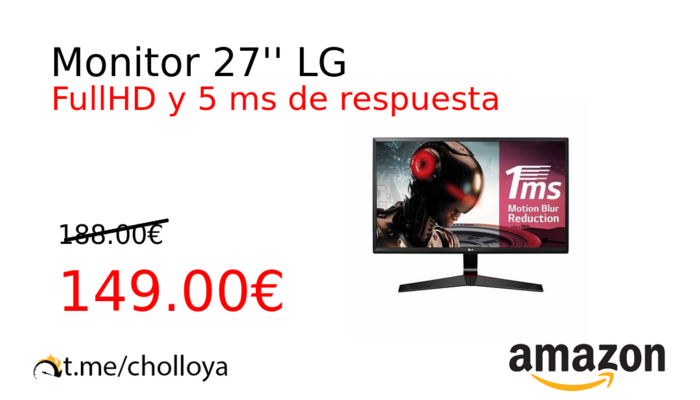 Monitor 27'' LG