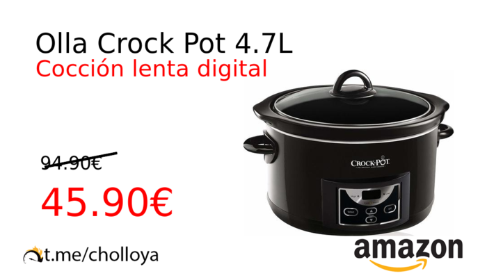 Olla Crock Pot 4.7L