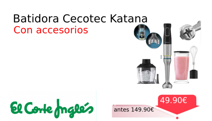 Batidora Cecotec Katana