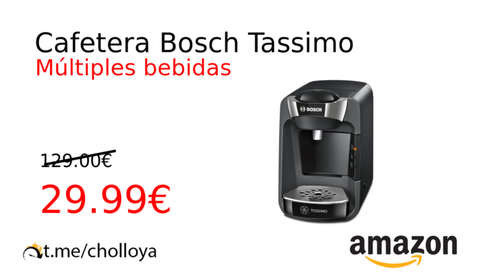 Cafetera Bosch Tassimo