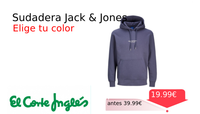 Sudadera Jack & Jones