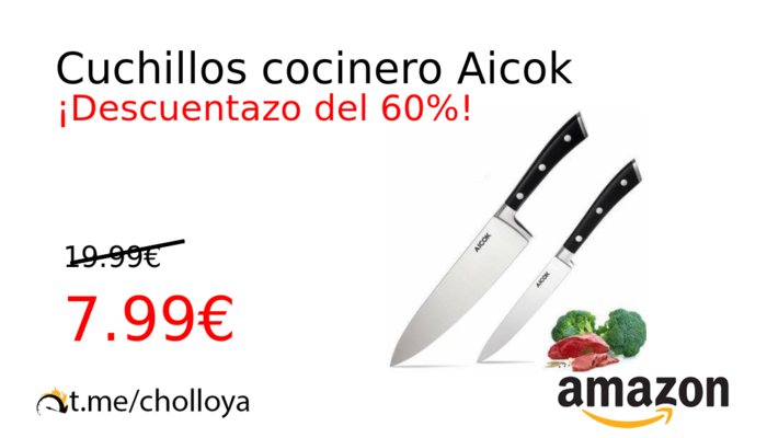 Cuchillos cocinero Aicok