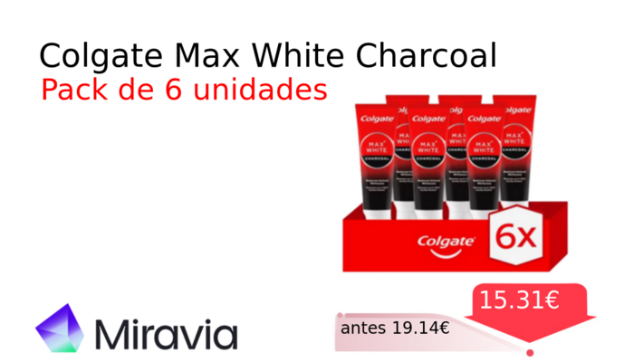 Colgate Max White Charcoal