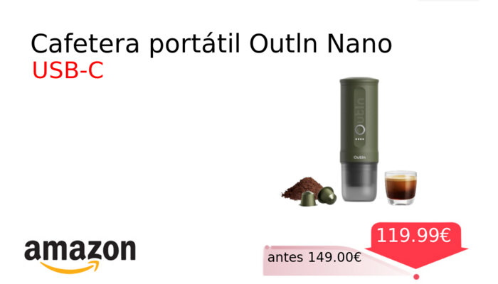 Cafetera portátil Outln Nano